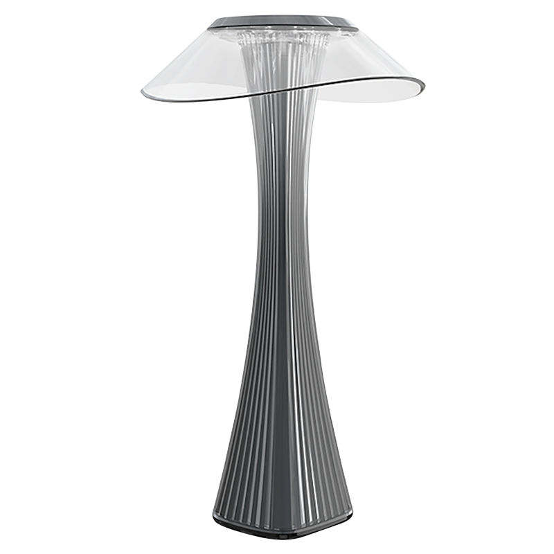 Rechargeable LED Table Lamp with Touch Control Switch and USB Charging Cable (TL657 GREY)