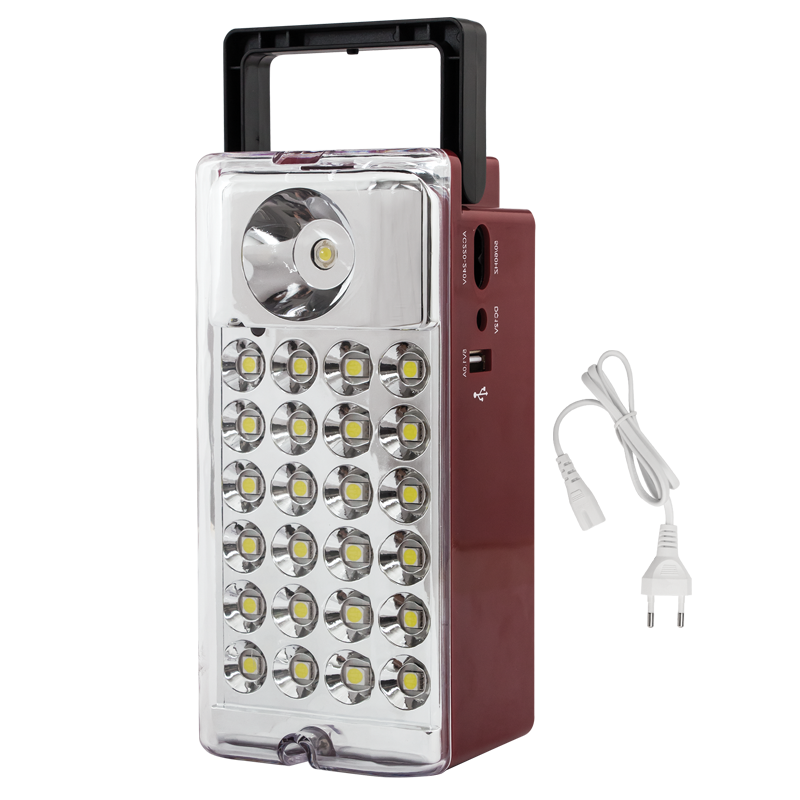 LED Rechargeable Emergency Light with Handle (BULB LED 936)