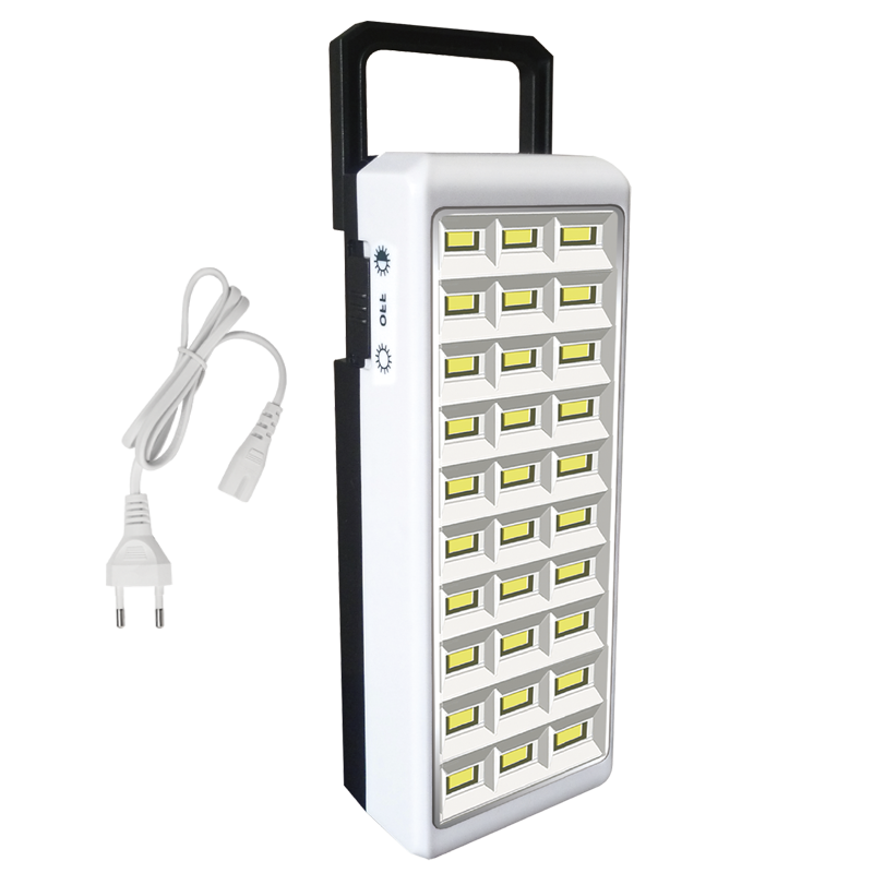 LED Rechargeable Emergency Torch with slide handle (BULB LED 924)