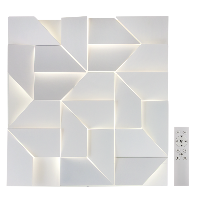 LED, Metal Wall Bracket with Remote Control, Dimmable (WB269 MATT WHITE)