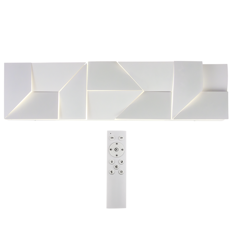 LED, Metal Wall Bracket with Remote Control, Dimmable (WB268 MATT WHITE)