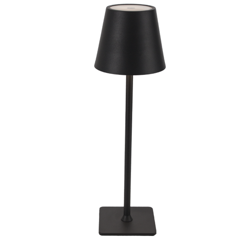 Rechargeable LED Table Lamp with Touch Control and Type C USB Cable (TL660 BLACK)