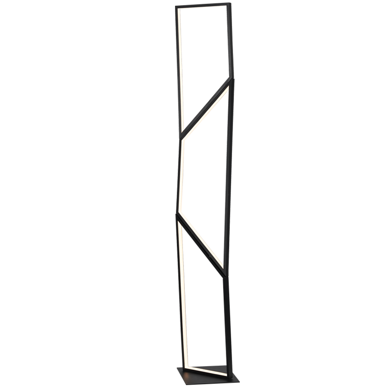 LED Aluminium and PC Floor Lamp (SL407 BLACK)