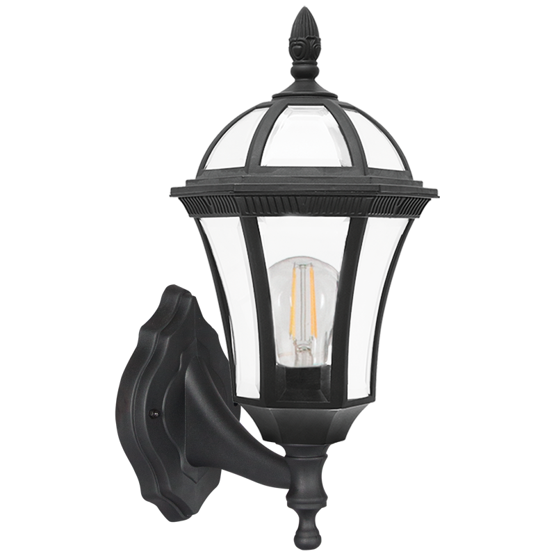6 Panel, Up Facing, Polypropylene Base with Clear PC, IP44 (L568 BLACK)