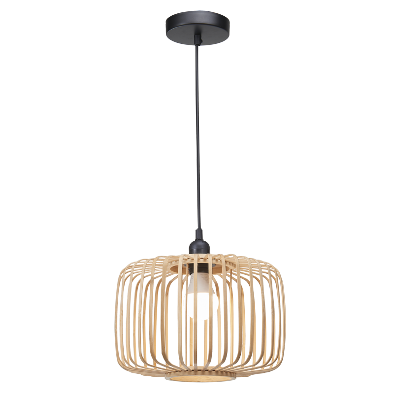 Metal and Bamboo Pendant (PEN862 BAMBOO)