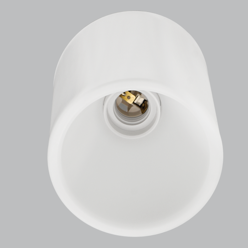 Plastic Ceiling Socket with ES (E27) Lampholder, IP20 (CF193 WHITE)