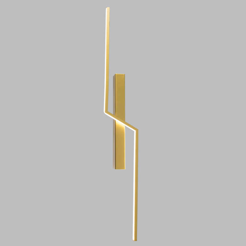 Metal LED Wall Light with Acrylic Diffuser (WB411 GOLD)