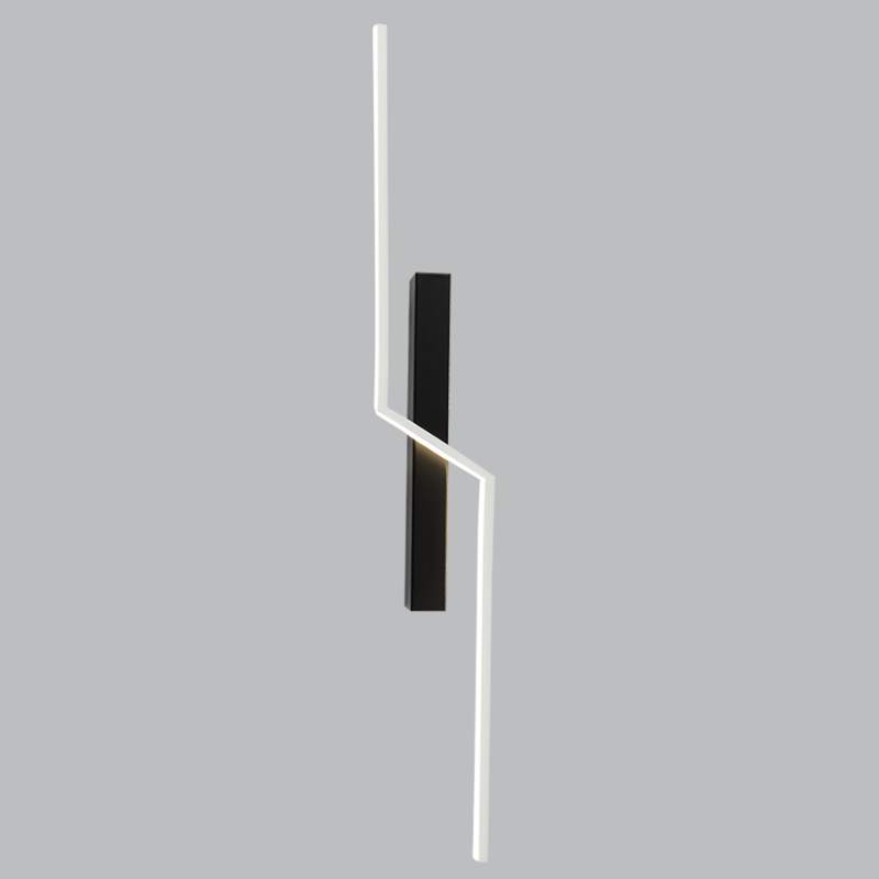 Metal LED Wall Light with Acrylic Diffuser (WB410 BLACK/WHITE)