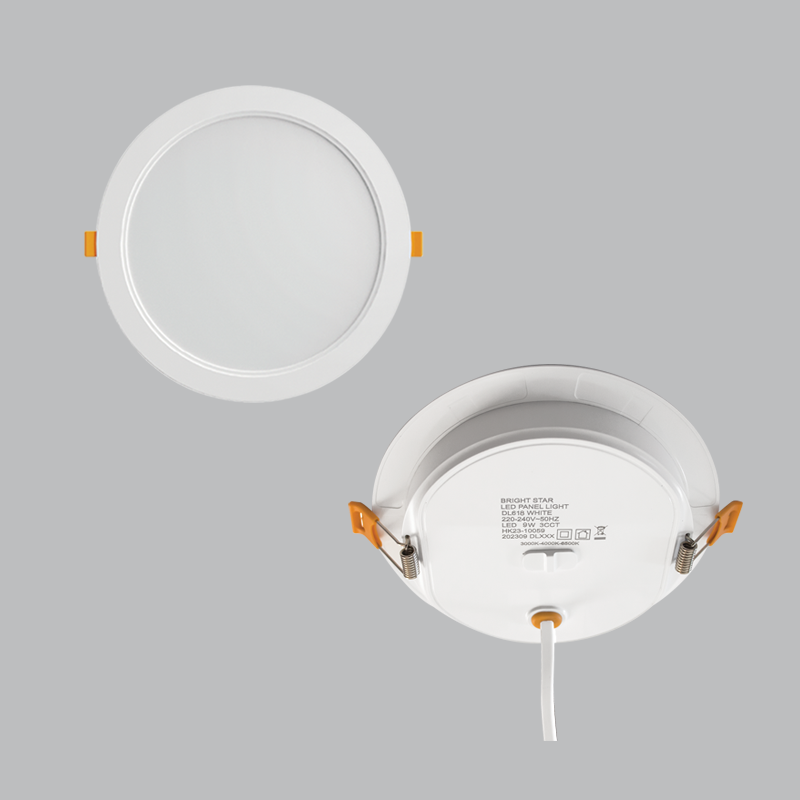 LED Panel Light with Colour Changing Switch on the back of the Downlight, IP54 (DL618 WHITE)