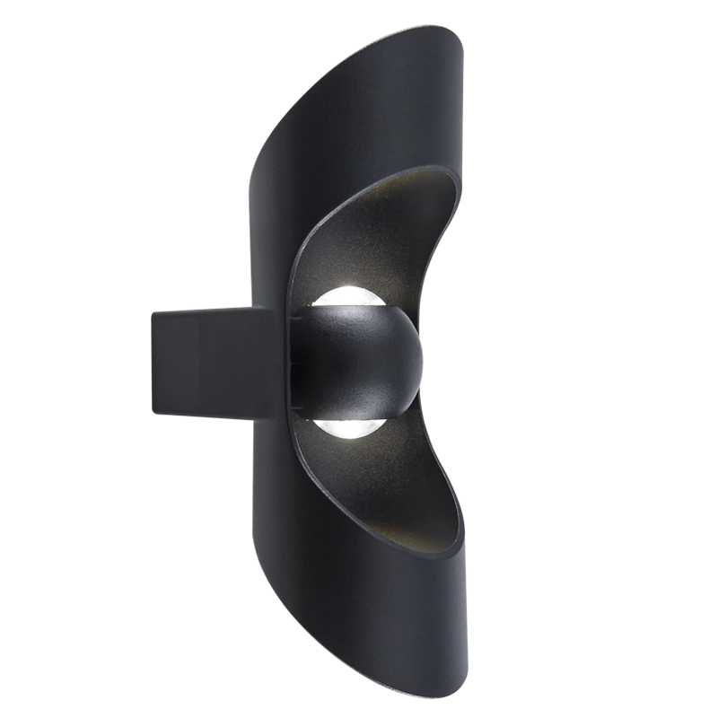 Die Cast Aluminium Up and Down Facing Lantern, IP54 (L546 BLACK)