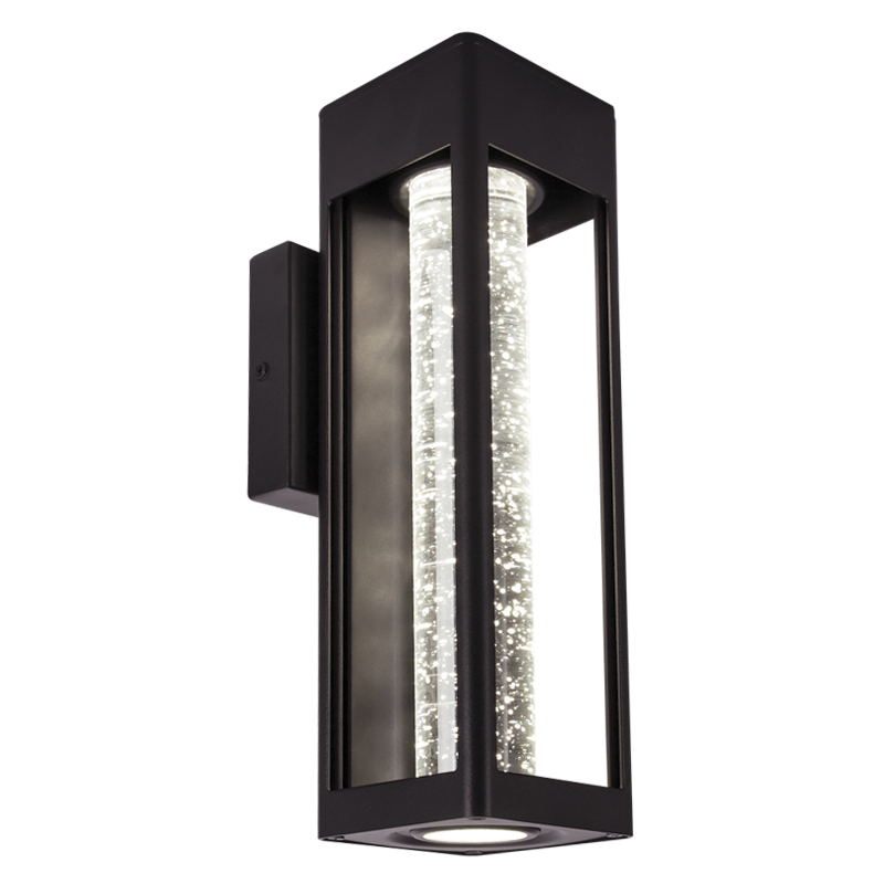 Die Cast Aluminium Wall Bracket with Glass (L578 BLACK)