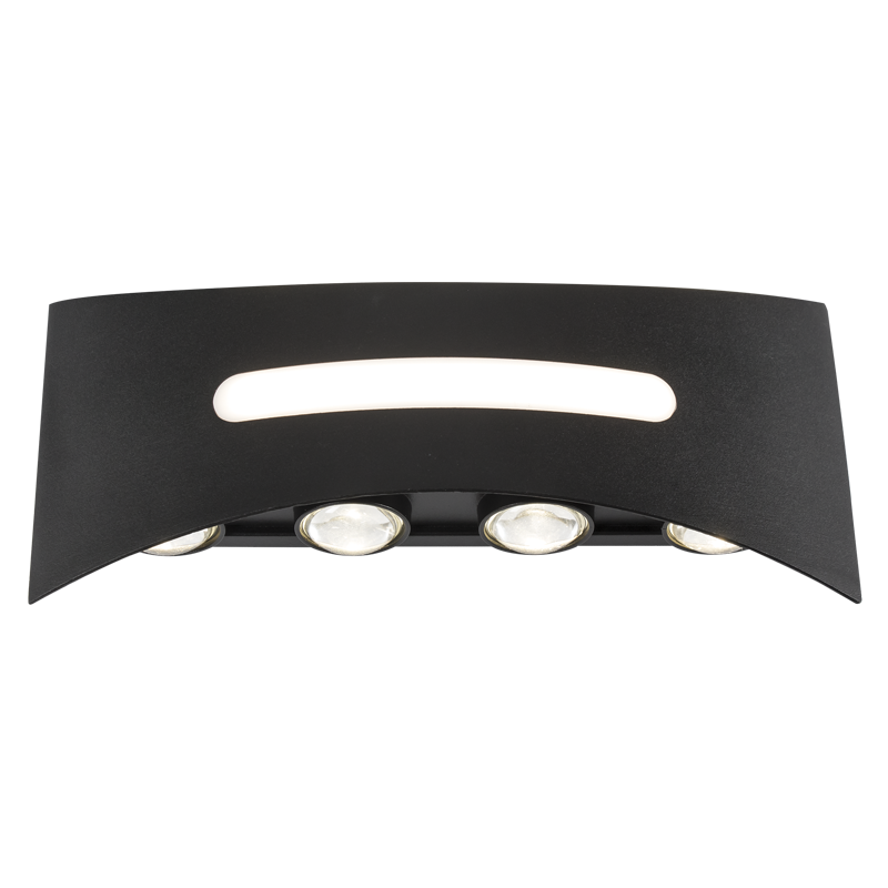 Die Cast Aluminium, Up and Down Facing, IP54 (L564 BLACK)