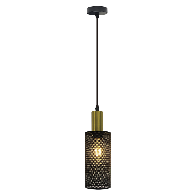 Metal Pendant (PEN873/1 BK/GD)