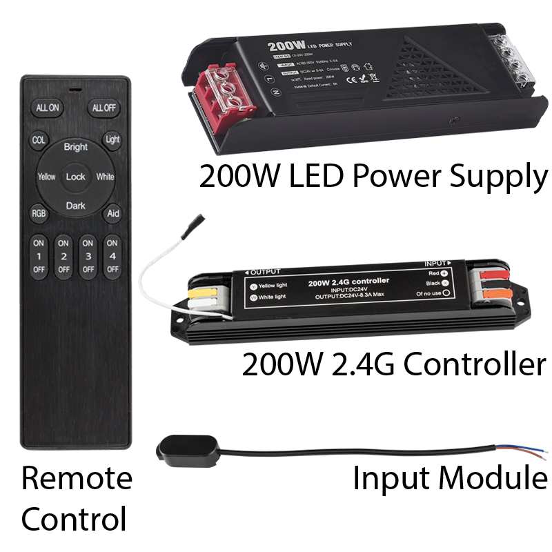 200W 2.4 G External Set (S322/4 PIECE SET)