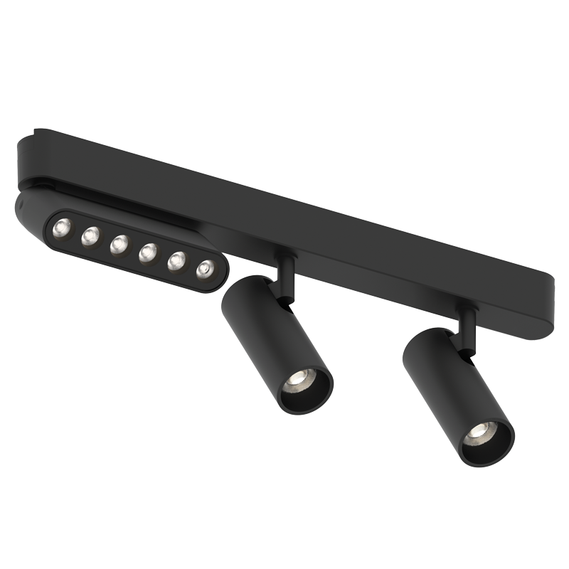 2 x 6W Slimline Spot Lights, 1 x 6W Moveable Slimline Grill Light, 24V DC, IP20 (S321/3X6 WATT)