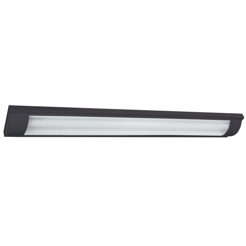 LED, Flush Mount, Slim Line, Metal with Plastic Cover (FTL019 BLACK)