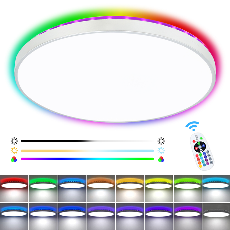 LED Ceiling Fitting with RGB Back Lighting (CF471 LED)