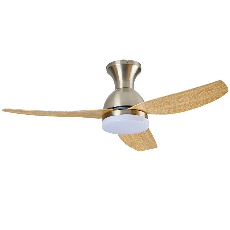 Satin Chrome with Light Wood Finish ABS Blades (FCF100 SATIN)