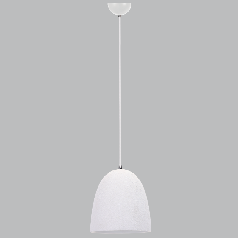 Metal Pendant with Ceramic Shade (PEN934 WHITE)
