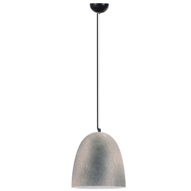 Metal Pendant with Ceramic Shade (PEN933 GREY)