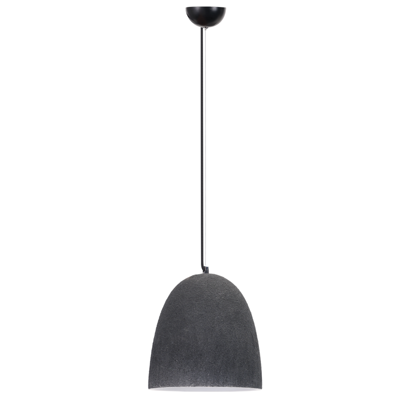 Metal Pendant with Ceramic Shade (PEN932 BLACK)