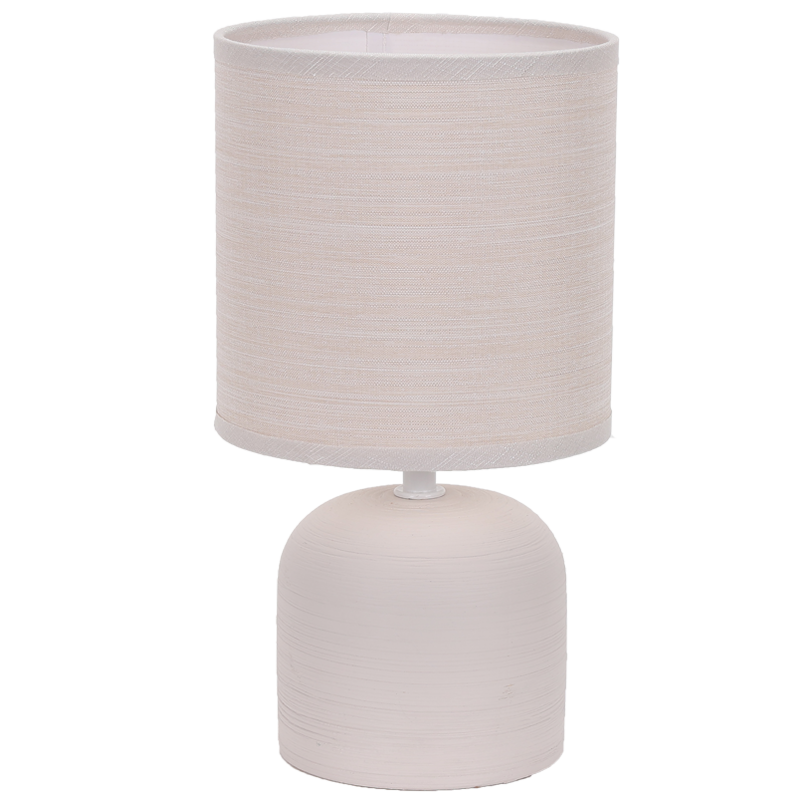 Ceramic Base with Fabric Shade (TL835 BEIGE)