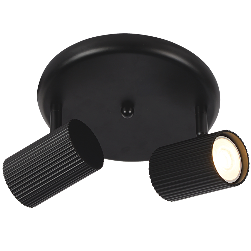 Matt Black Spotlight (S416/2 BLACK)