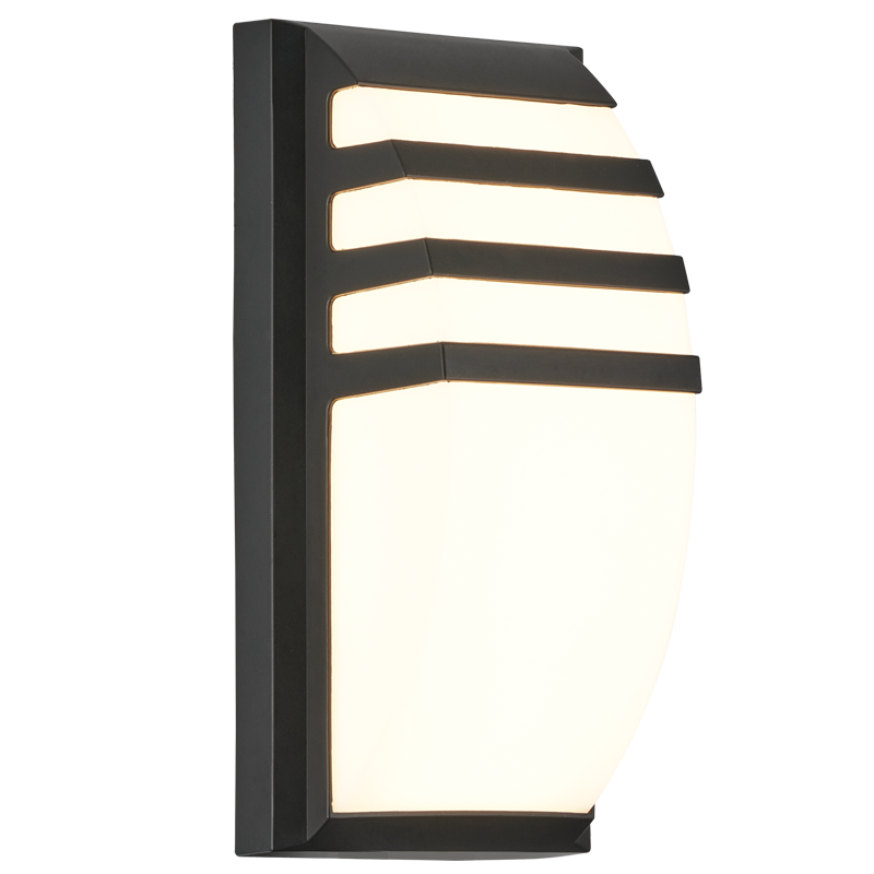 LED, Plastic Base with Opal PC Cover, IP65 (L592 BLACK)