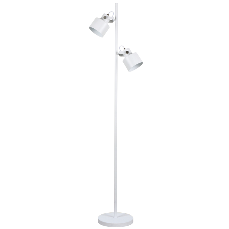 Colour: Matt White and Satin Chrome with White Inner (SL437 WHITE)
