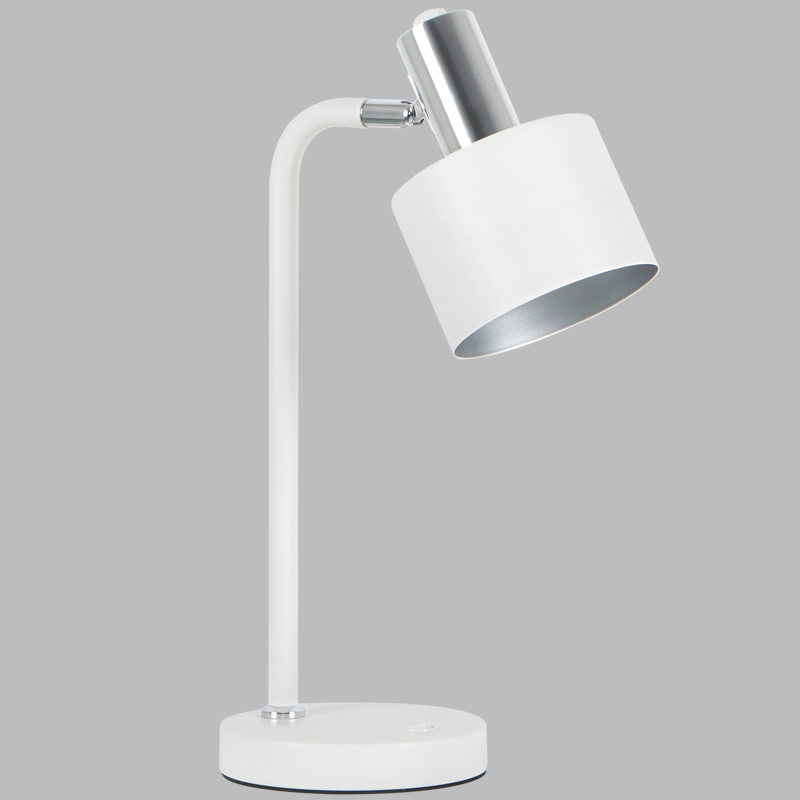 Colour: Matt White and Polished Chrome with Silver Inner (TL847 WHITE)