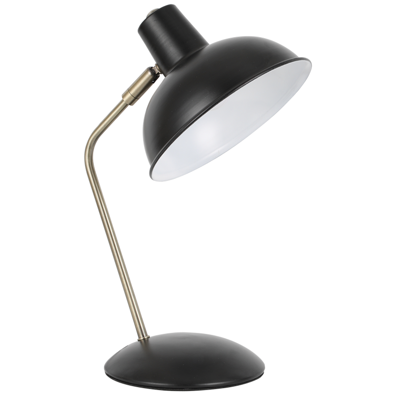 Metal Table Lamp with Moveable Head (TL843 BLACK)