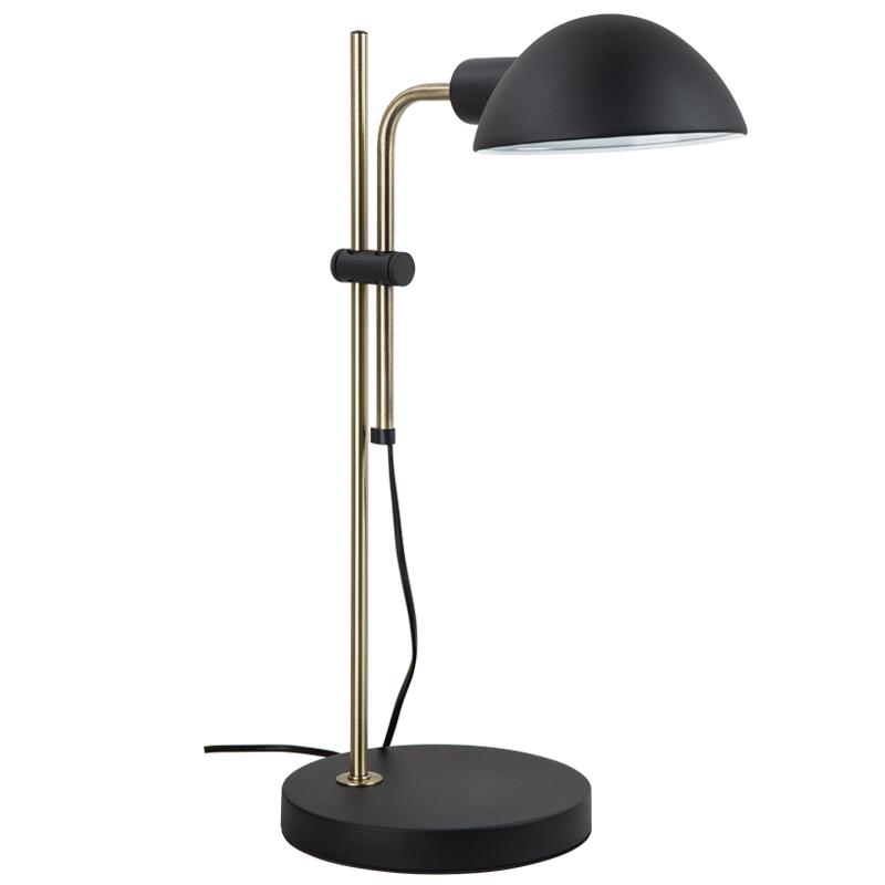 Metal Table Lamp with Adjustable Arm (TL848 BLACK)