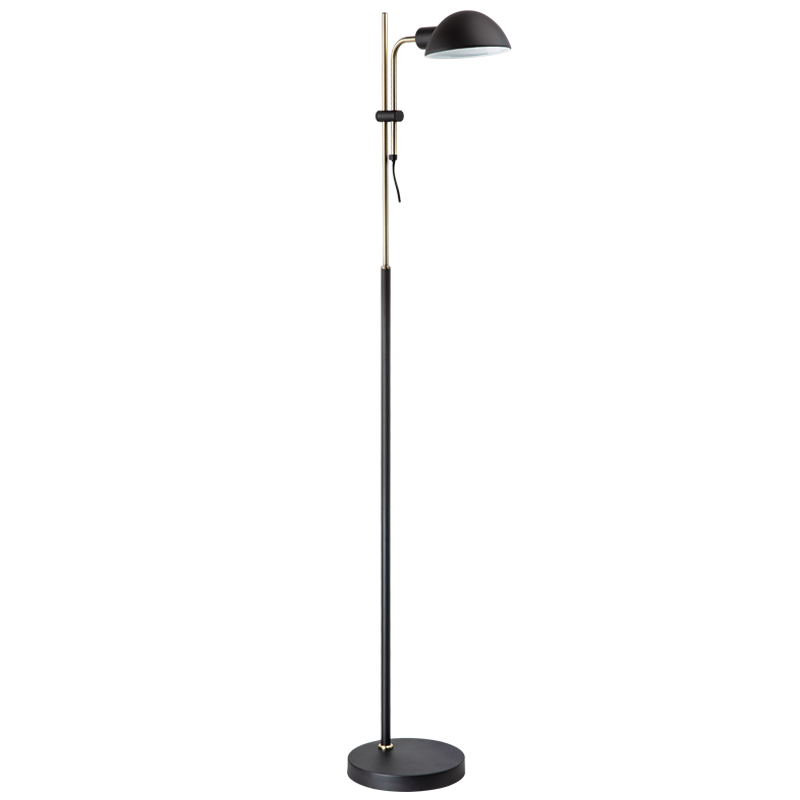 Metal Standing Lamp with Moveable Arm (SL432 BLACK)