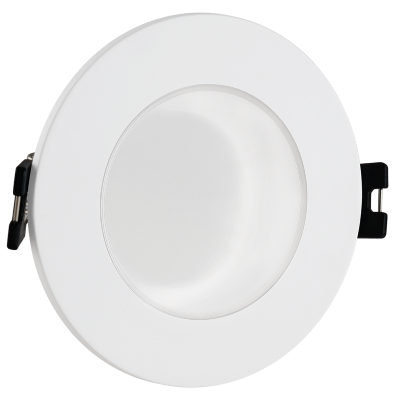 Polycarbonate Down Light with Clear Cover, Straight, IP65 (DL144 WHITE)