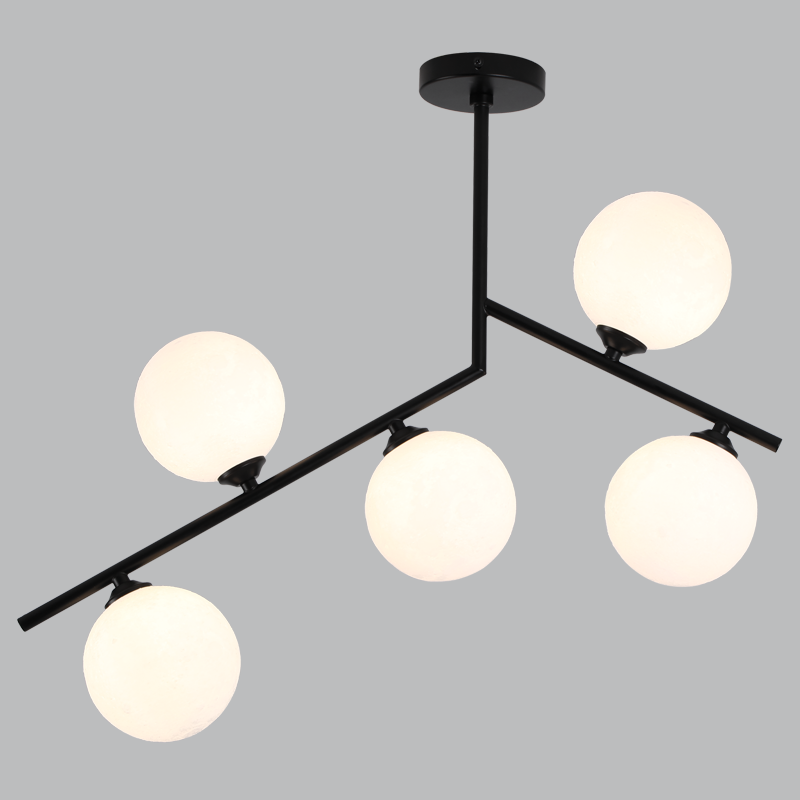 Metal and Plastic Ceiling Fitting (CF607/5 BLACK)