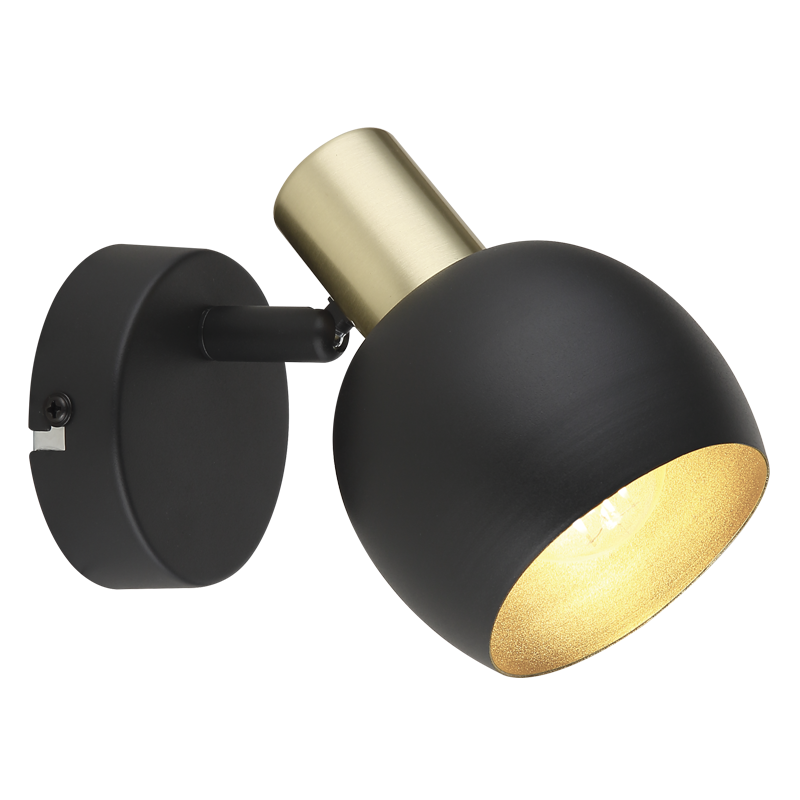 Metal Spotlight (S417/1 BK/GD)