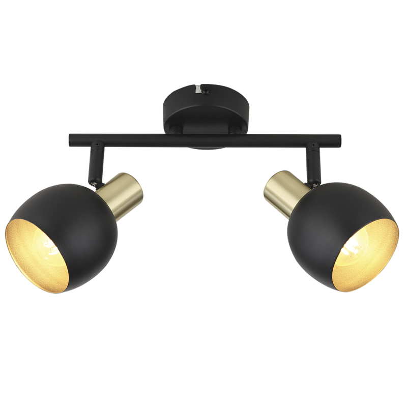 Metal Spotlight (S417/2 BK/GD)