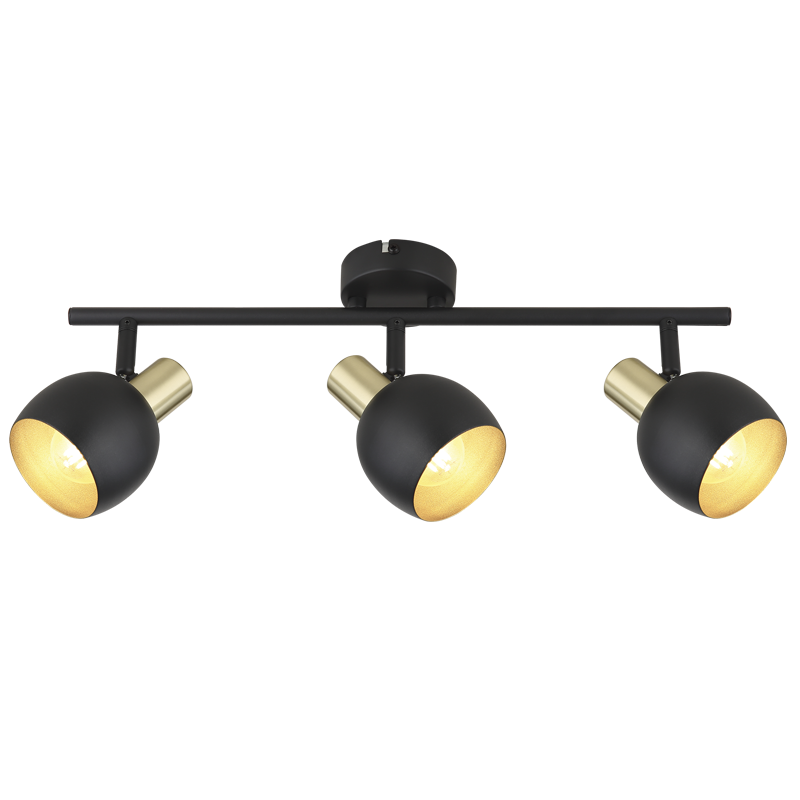 Metal Spotlight (S417/3 BK/GD)