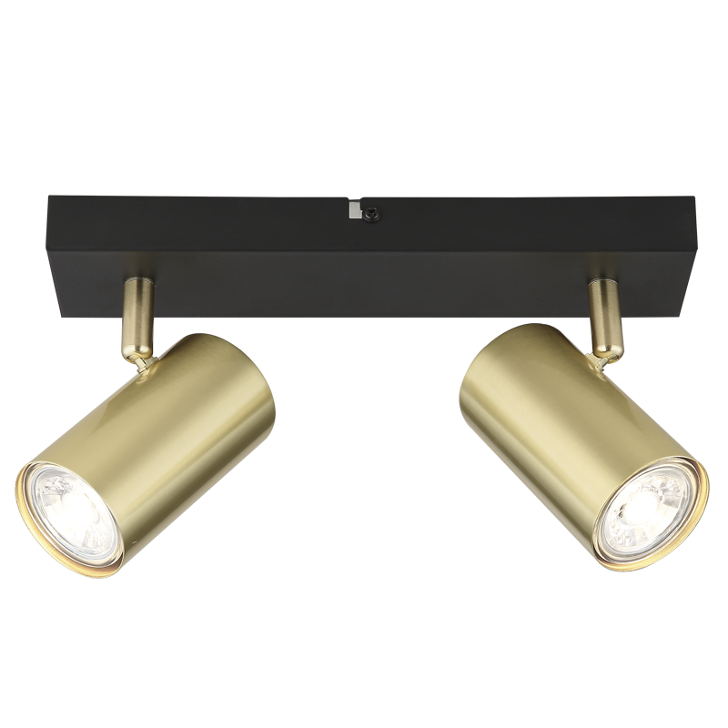 Metal Spotlight (S418/2 BK/GD)