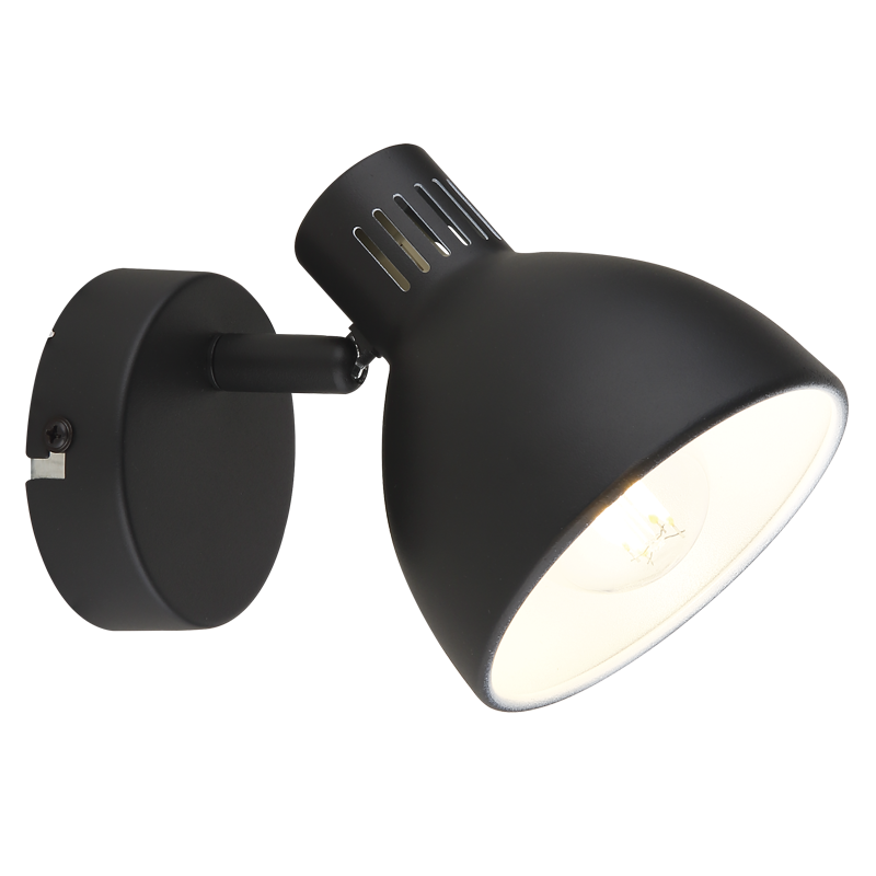 Metal Spotlight (S420/1 BLACK)