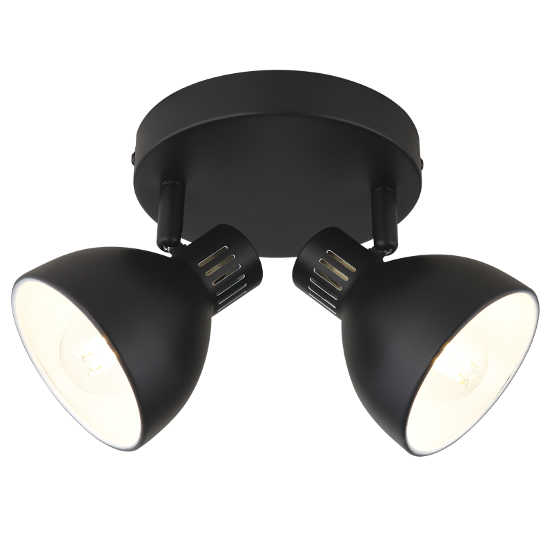 Metal Spotlight (S420/2 BLACK)