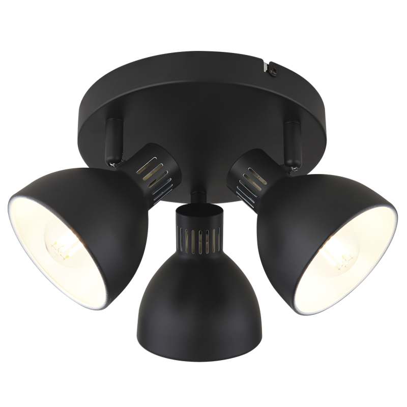 Metal Spotlight (S420/3 BLACK)