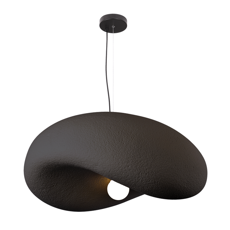 Metal and Foam Pendant (PEN036 BLACK)