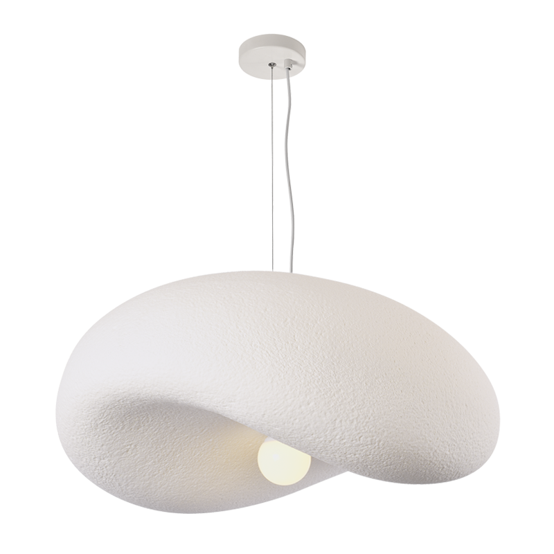 Metal and Foam Pendant (PEN035 WHITE)
