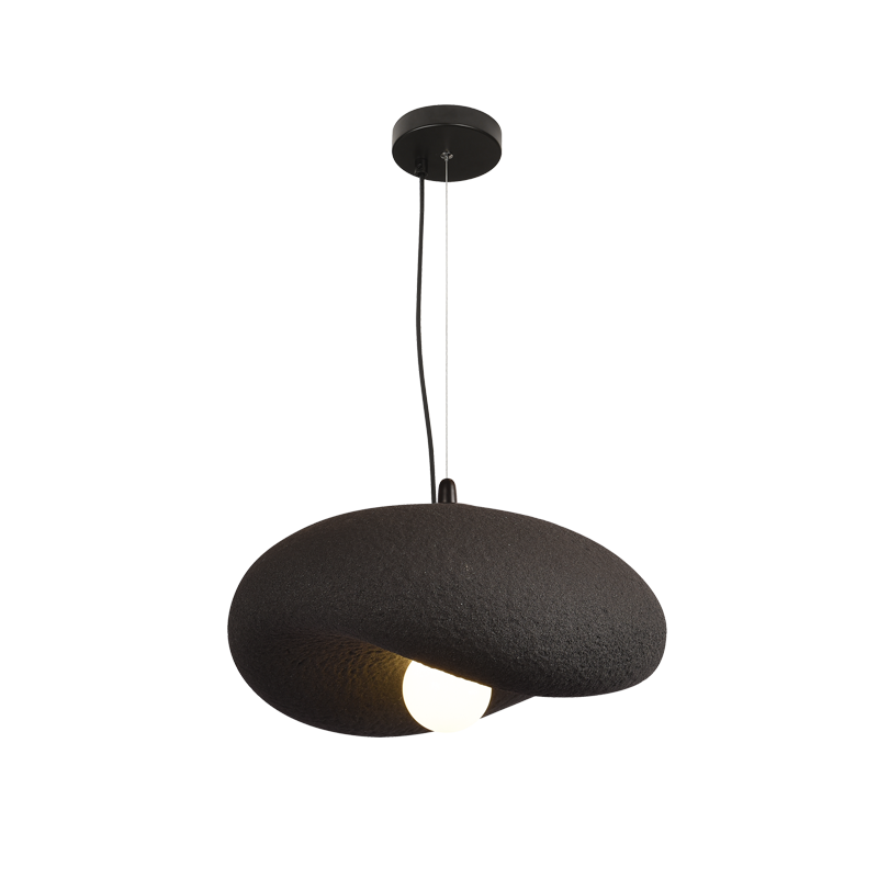 Metal and Foam Pendant (PEN034 BLACK)