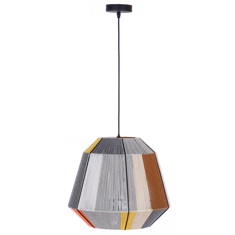 Iron and Cotton String Pendant (PEN881 AFRICAN)