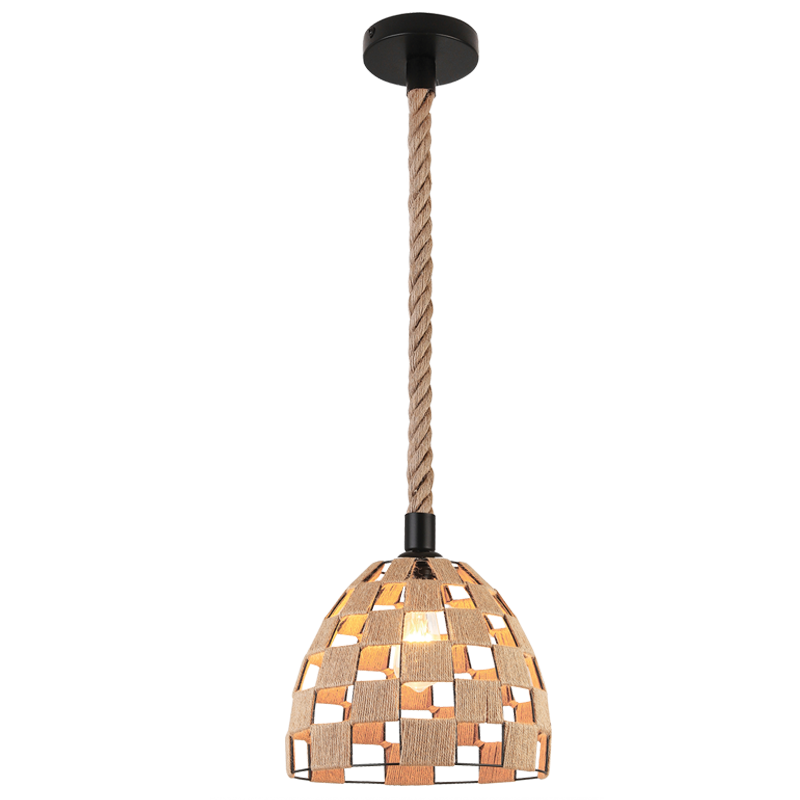 Metal and Hemp Rope Pendant (PEN144 HEMP)