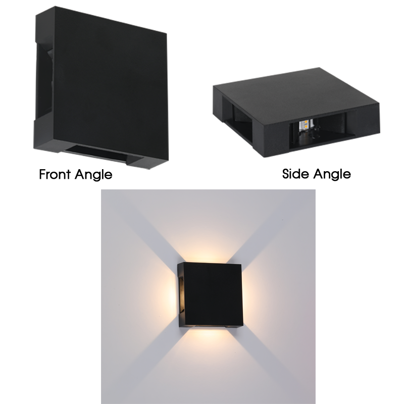 LED, 4 Way Light with Adjustable Beam Angle, IP54 (L618 BLACK)
