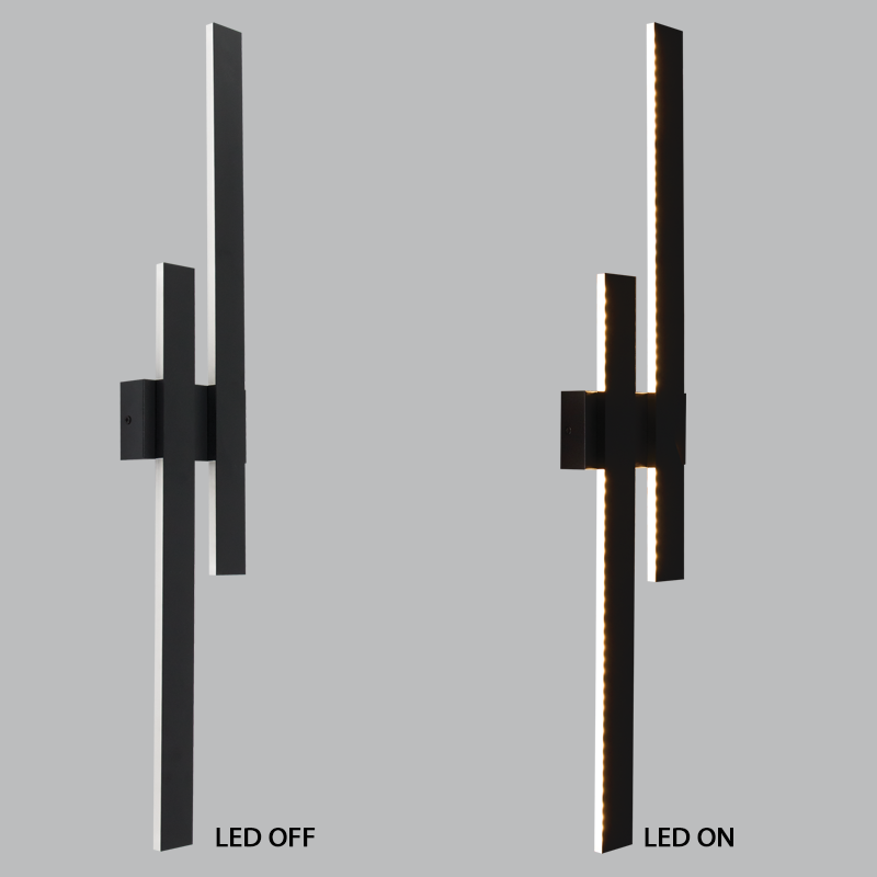LED Wall Light (L641 CCT BLACK)