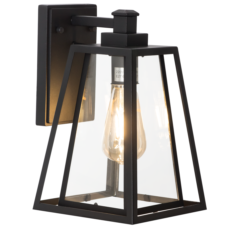 Metal with Clear Glass (L627 BLACK)